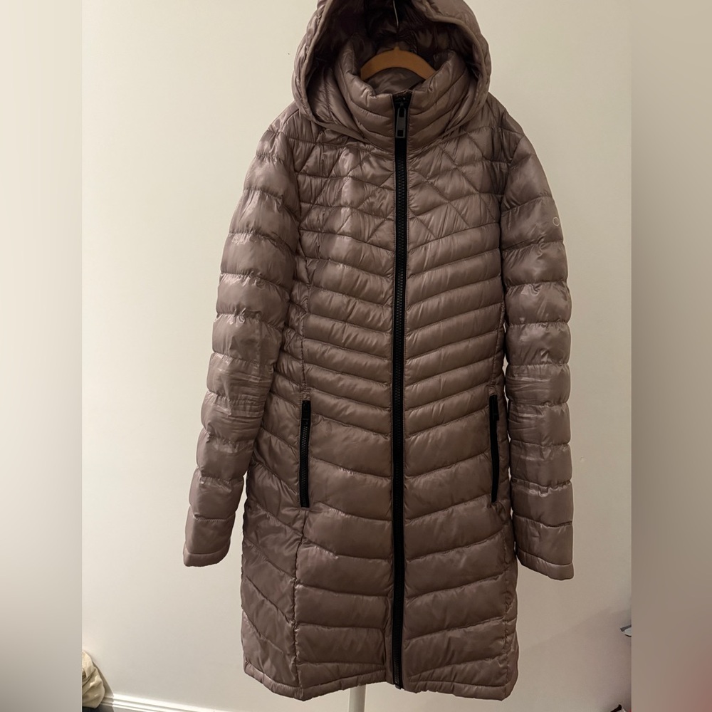 Calvin Klein Women's Brown Puffer Jacket